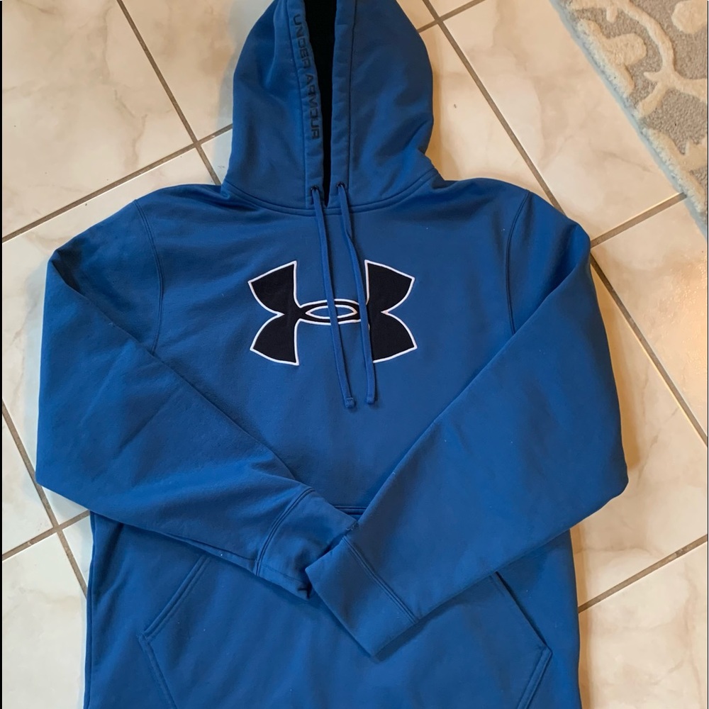 Mens Medium Blue Under Armour Hoodie
